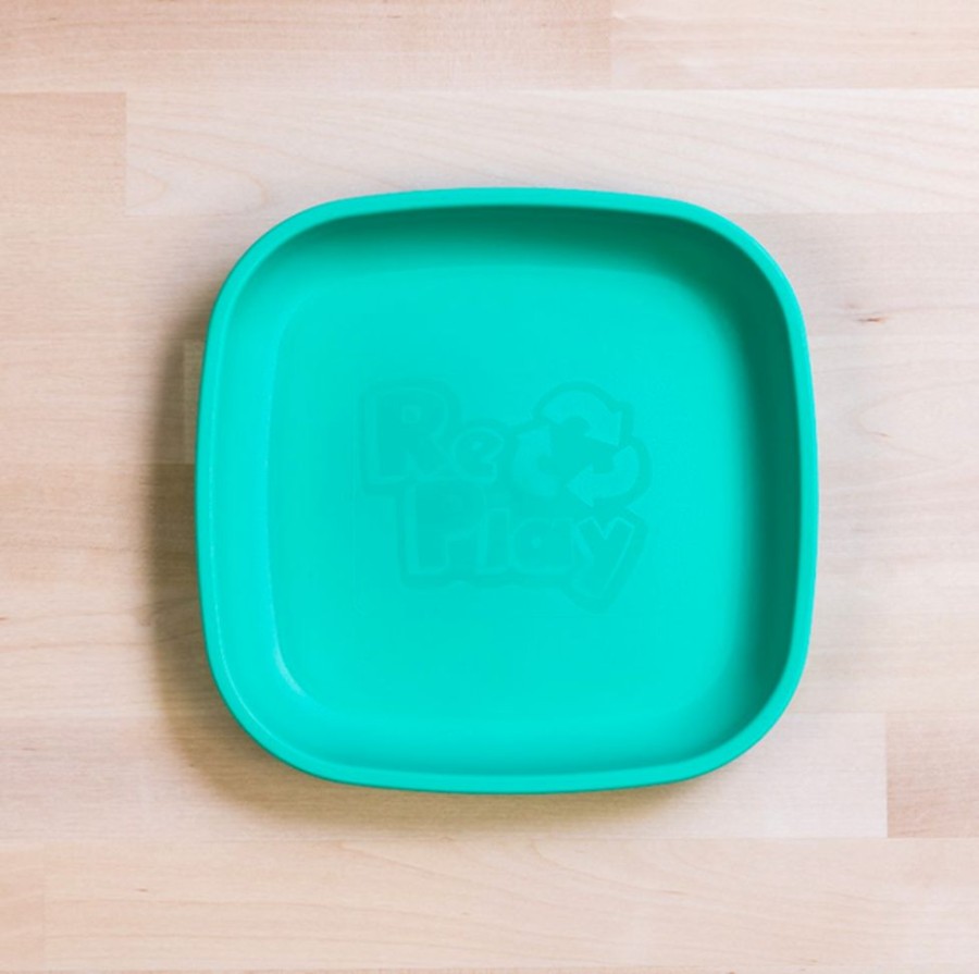 Kids & Babies Re-Play | Re-Play - Flat Plate - Aqua