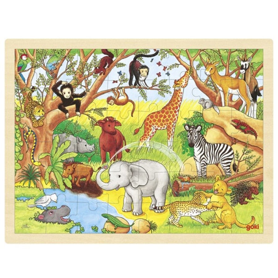 Kids & Babies GOKI | Goki - African Animals Puzzle