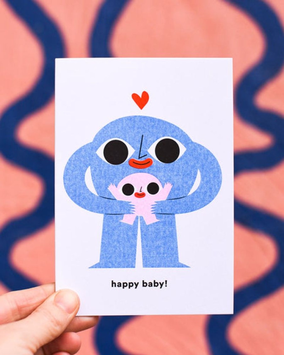 Cards Samantha Curcio | Samantha Curcio - Greeting Card - Happy Baby