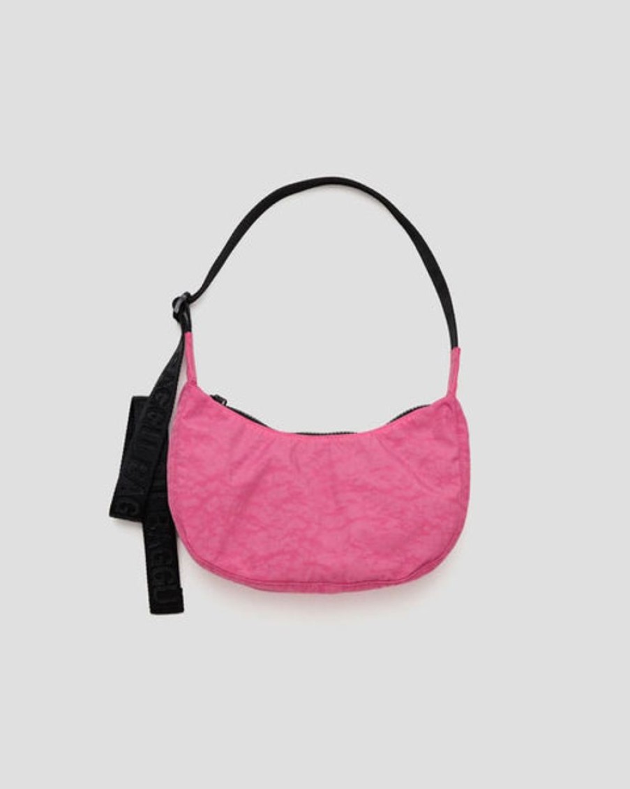 Accessories & Clothing Baggu | Baggu - Small Nylon Crescent Bag - Azalea Pink