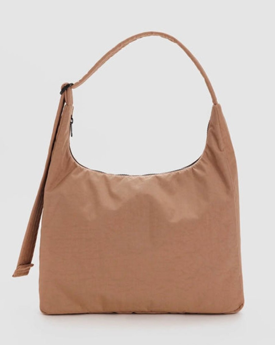 Accessories & Clothing Baggu | Baggu - Nylon Shoulder Bag - Cocoa