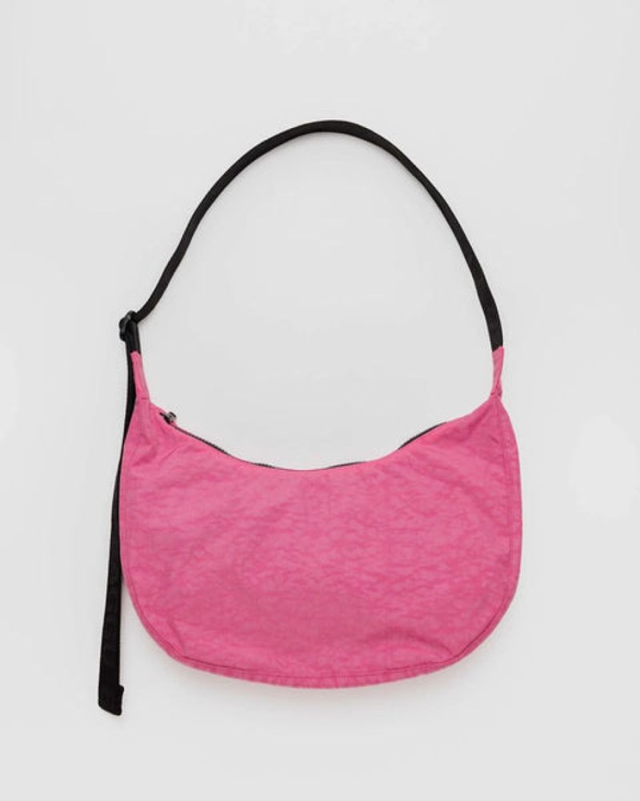 Accessories & Clothing Baggu | Baggu - Medium Nylon Crescent Bag - Azalea Pink