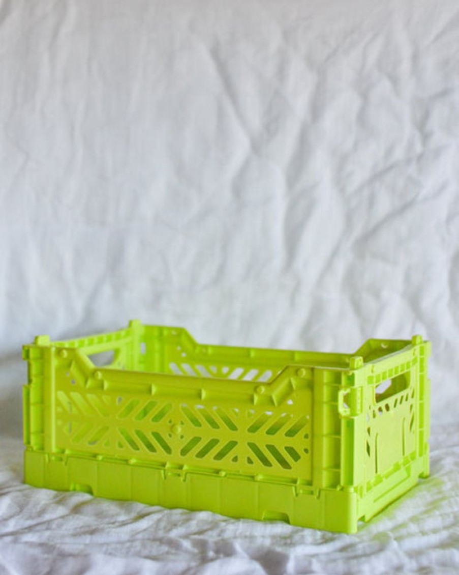 Home Decor NOAM | Ay-Kasa - Foldable Crates Mini - Lime Green