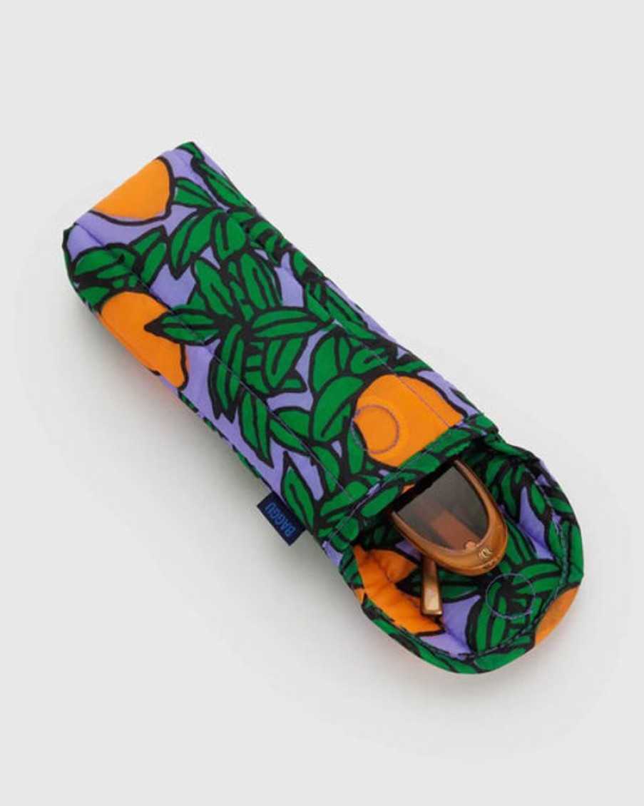 Accessories & Clothing Baggu | Baggu - Puffy Glasses Sleeve - Orange Tree Periwinkle