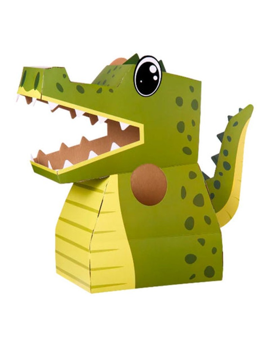 Kids & Babies paper pops | Paper Pops - 3D Cardboard Costume Kit - Billie The Crocodile