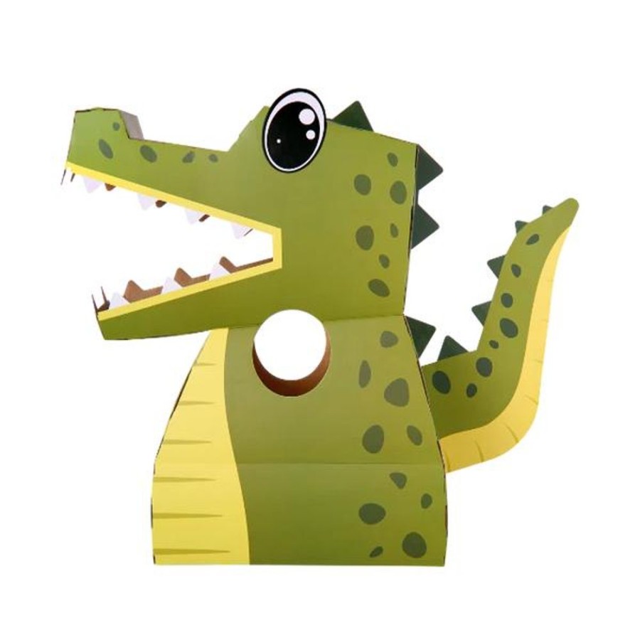 Kids & Babies paper pops | Paper Pops - 3D Cardboard Costume Kit - Billie The Crocodile