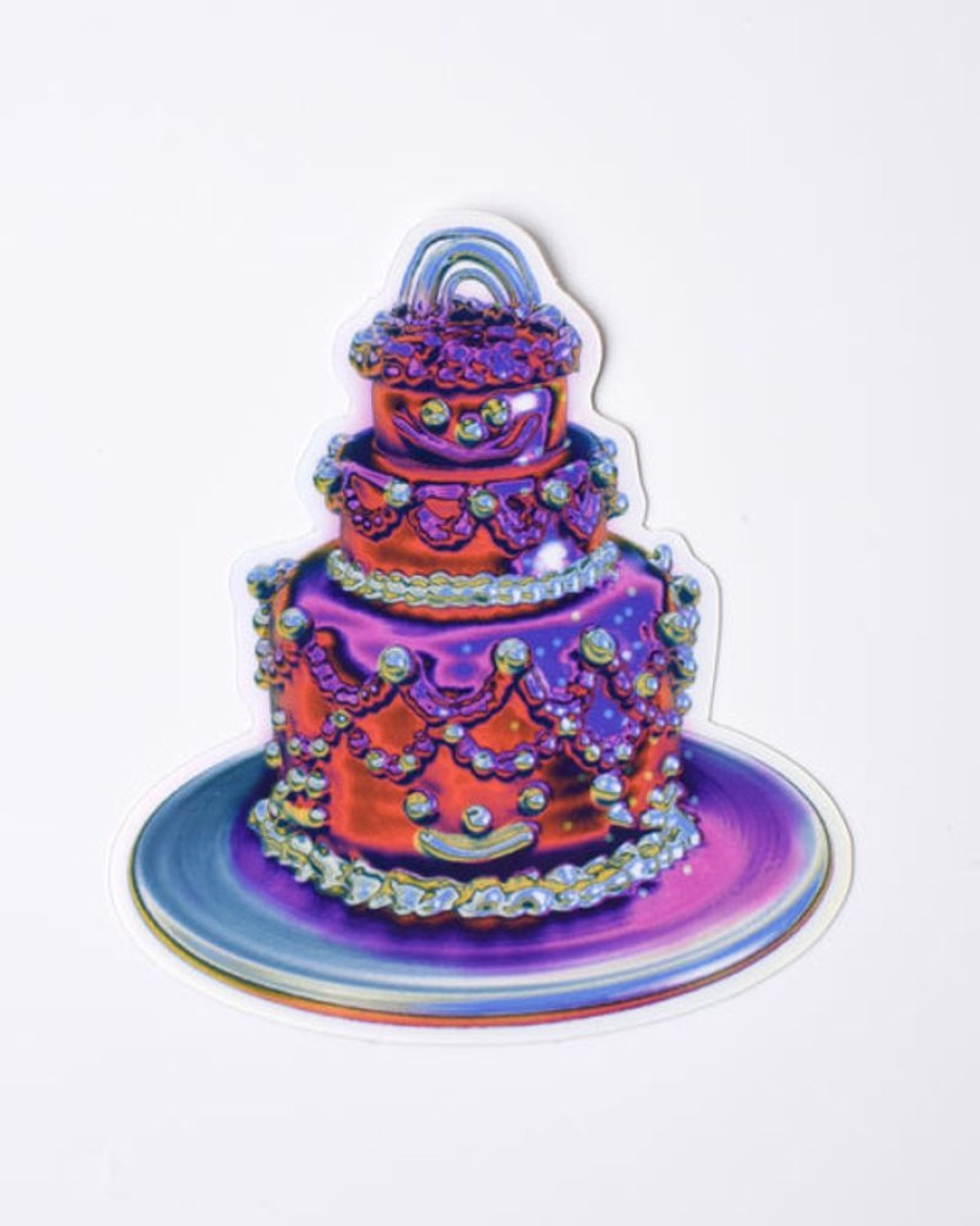 Stickers And Stationery Alex Luciano | Alex Luciano - Chrome Cake Holographic Sticker