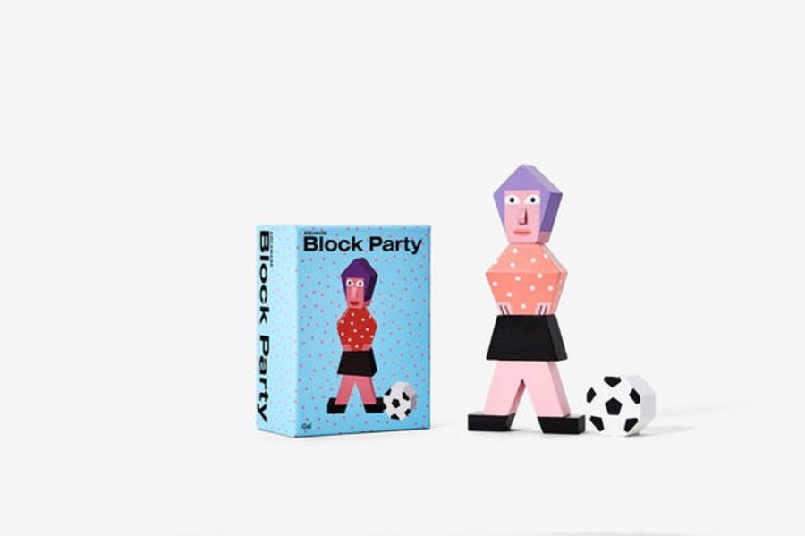 Kids & Babies Areaware | Areaware - Block Party Gal By Andy Rementer