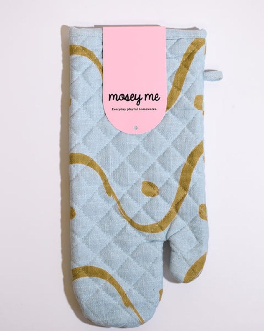 Tableware Mosey Me | Mosey Me - Whitewash Oven Mitt