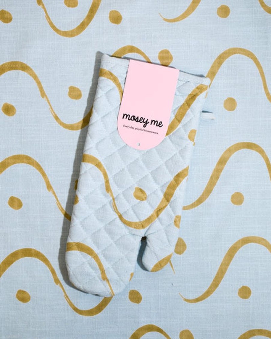 Tableware Mosey Me | Mosey Me - Whitewash Oven Mitt