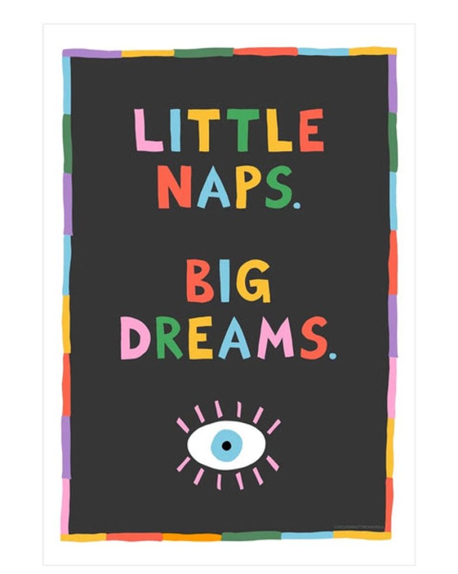 Kids & Babies Luke John Matthew Arnold | Little Naps Big Dreams - A3 Print - Luke John Matthew Arnold