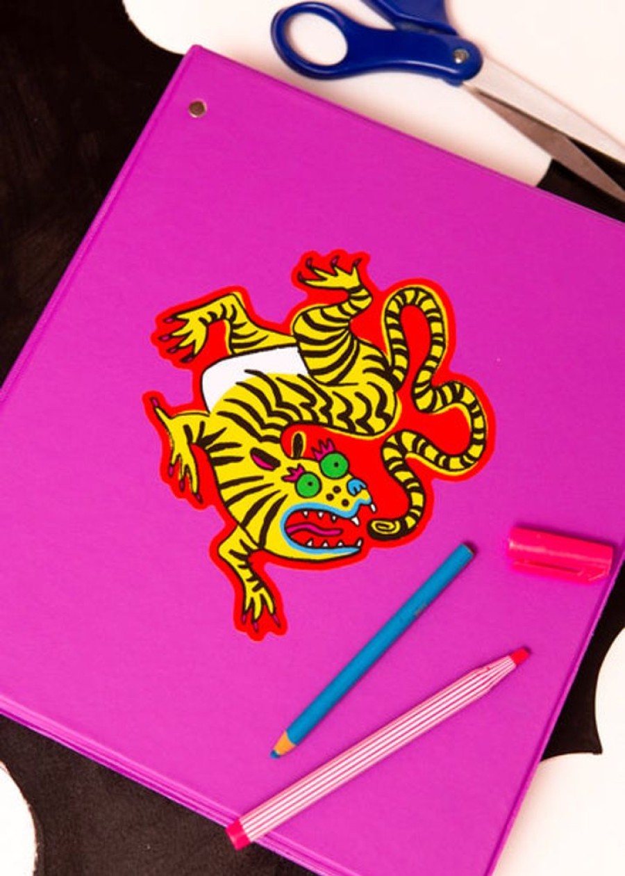 Stickers And Stationery Gentle Thrills | Gentle Thrills - Tiger Sticker