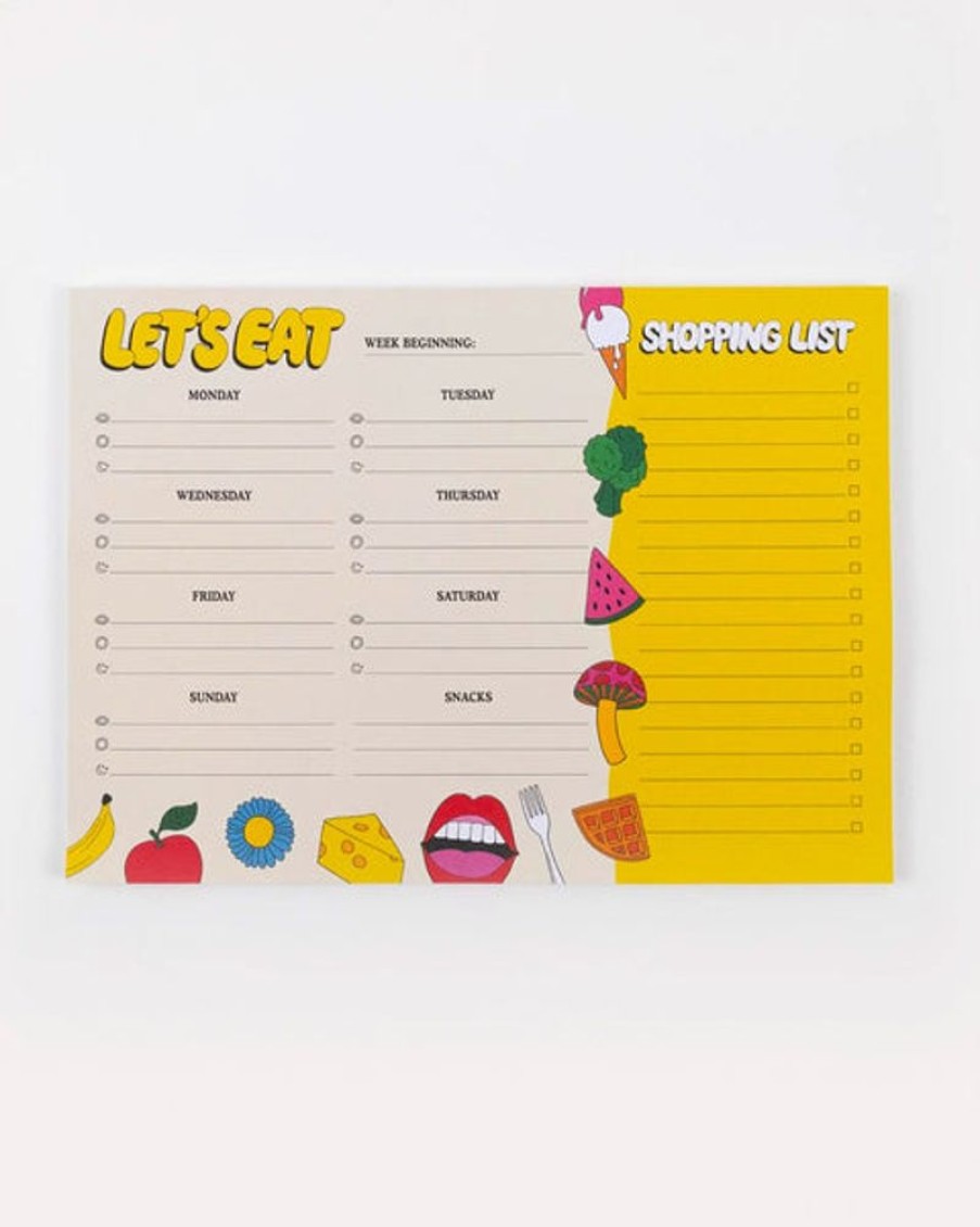 Home Decor Kiosk | Kiosk - Let'S Eat - Food Planner Notepad