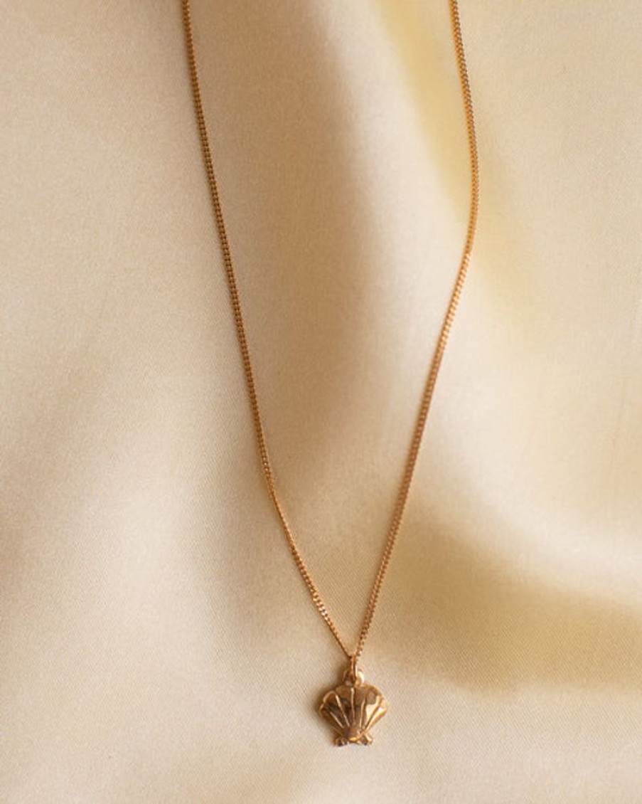 Jewellery Camille Paloma Walton | Camille Paloma Walton - By The Sea Shore Necklace - Gold