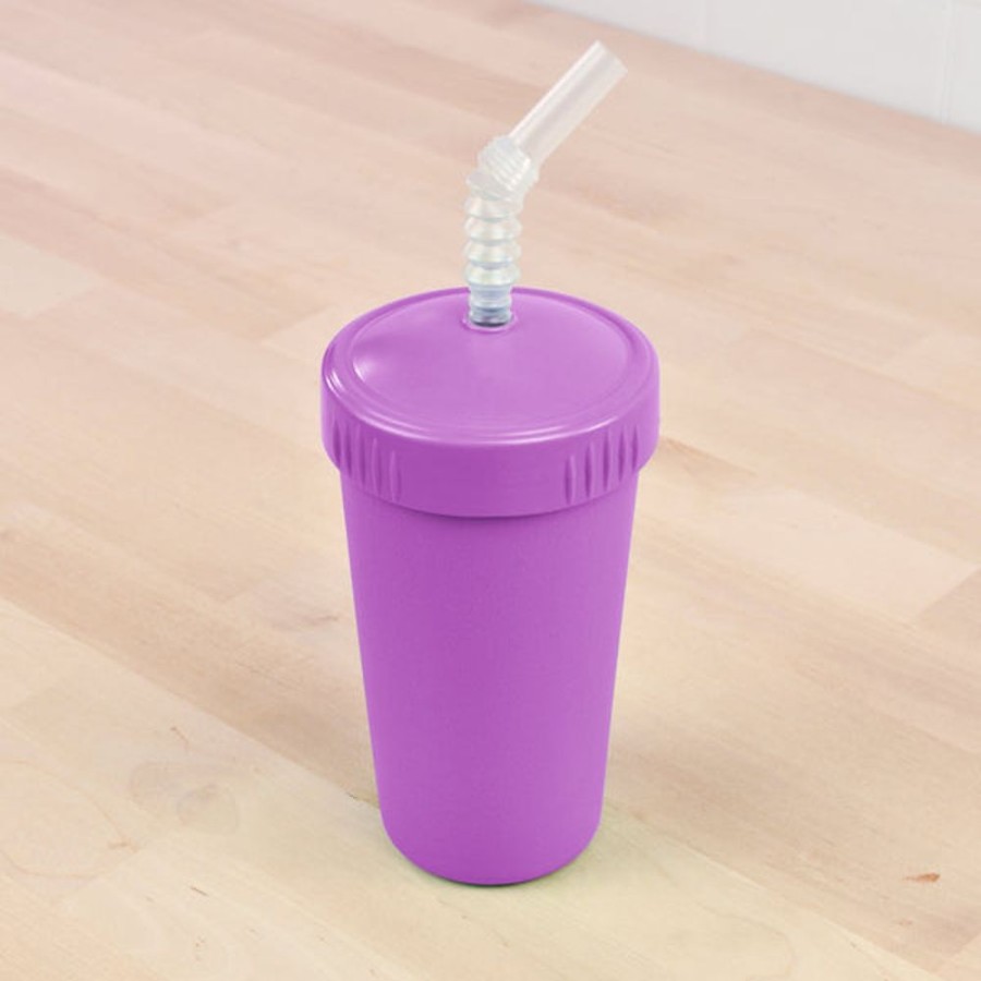 Kids & Babies Re-Play | Re-Play - Straw Cup - Purple