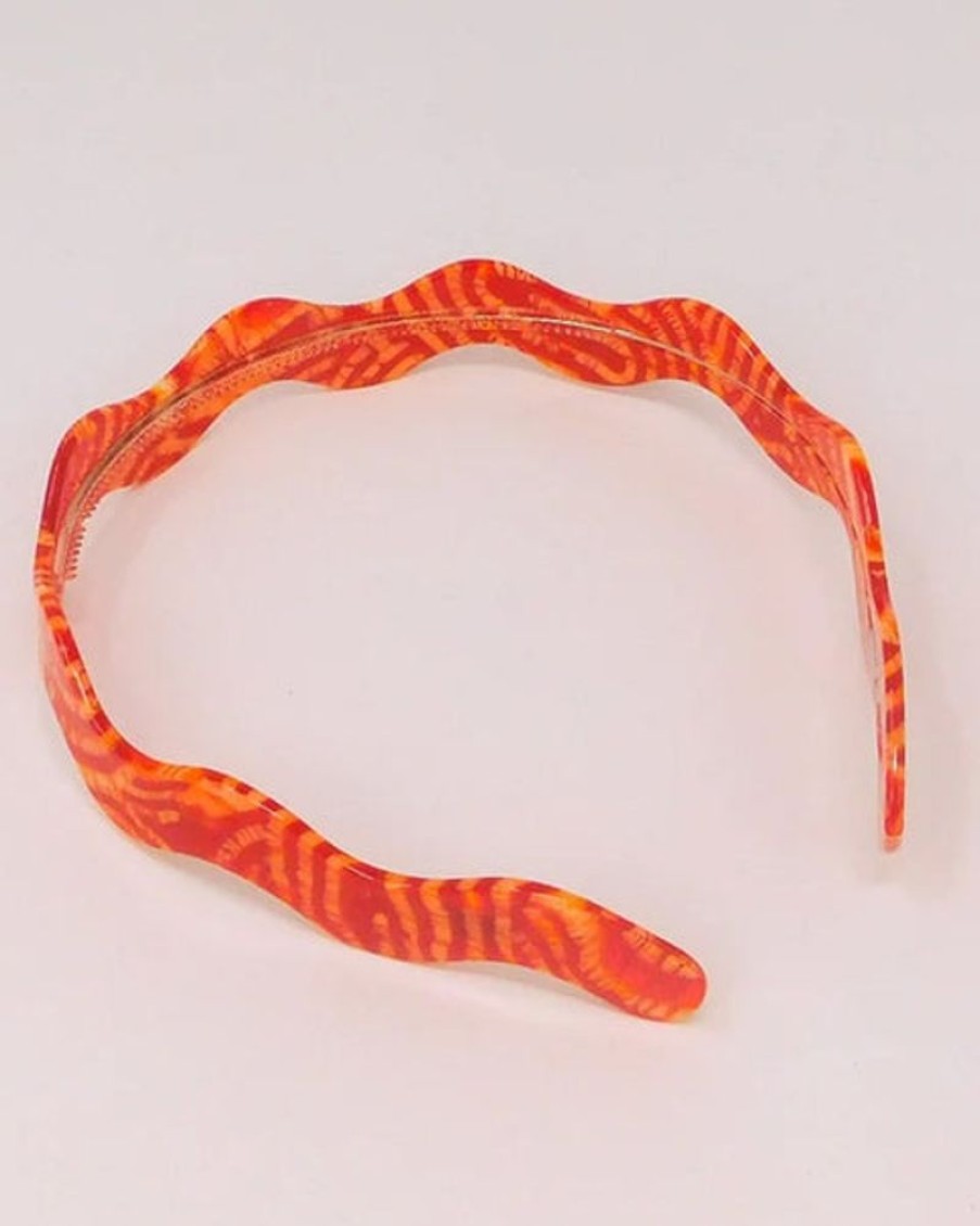 Accessories & Clothing Chunks | Chunks - Wavy Headband In Redwood