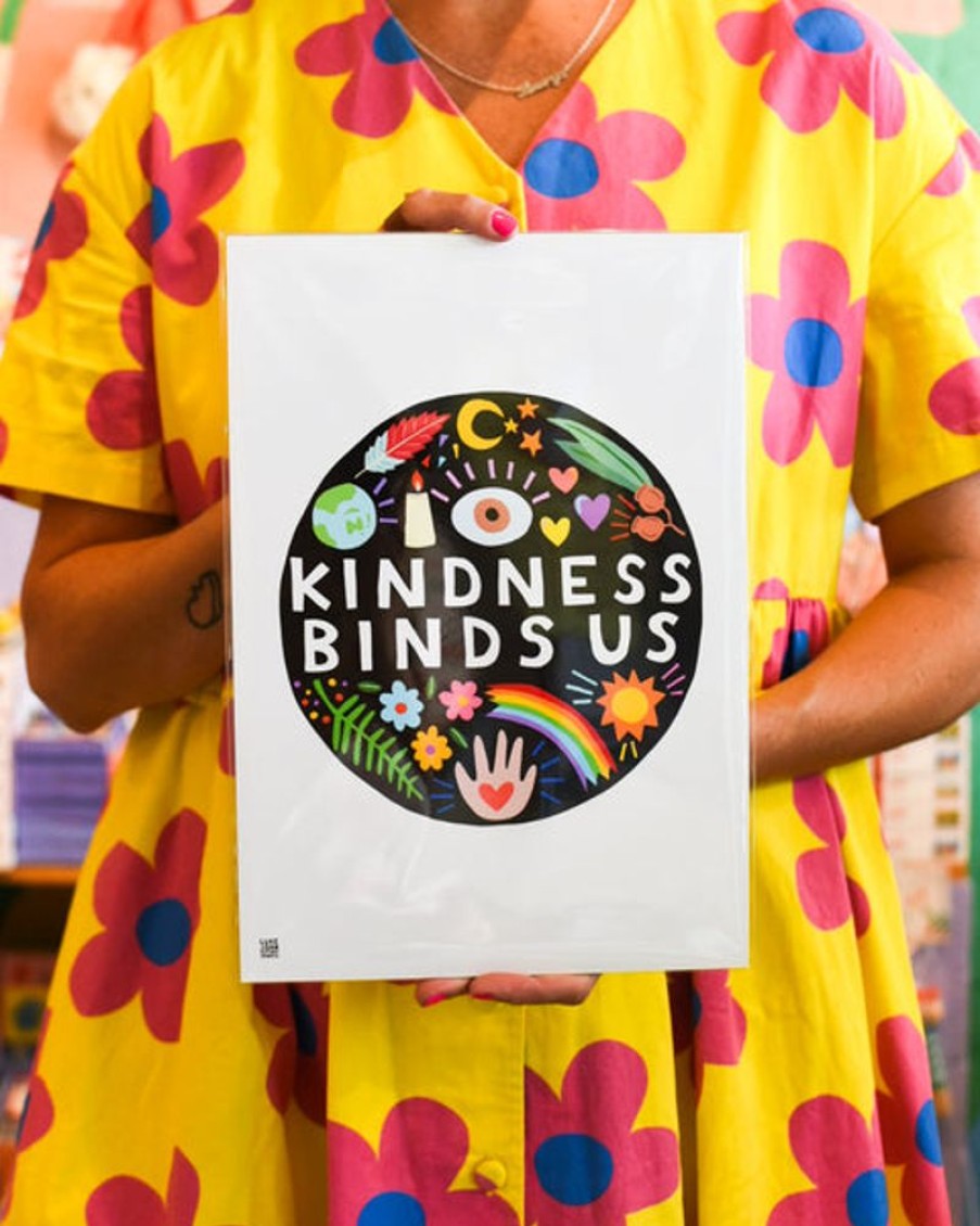 Kids & Babies Luke John Matthew Arnold | Kindness Binds Us - A4 Print - Luke John Matthew Arnold