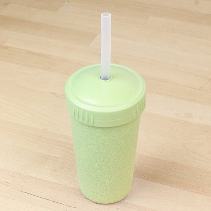 Kids & Babies Re-Play | Re-Play - Straw Cup - Leaf