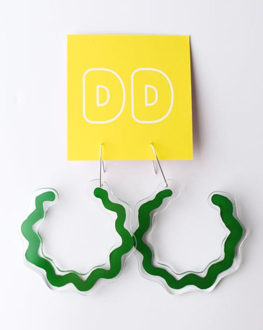 Jewellery Dorkus designs | Dorkus Design - Curvy Cuts - Forest Green