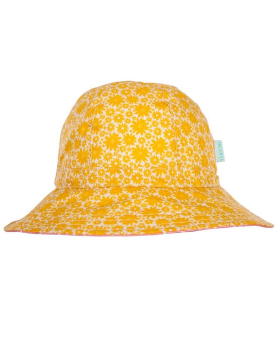 Kids & Babies Acorn kids | Acorn Kids - Wide Brim Sunhat - Sunset Garden