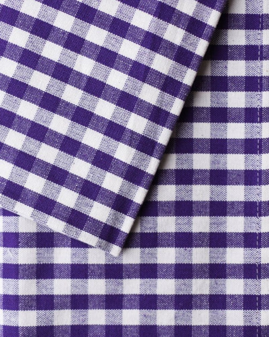 Tableware Pinky's | Gingham Check Table Cloth 150 X 250Cm - Purple