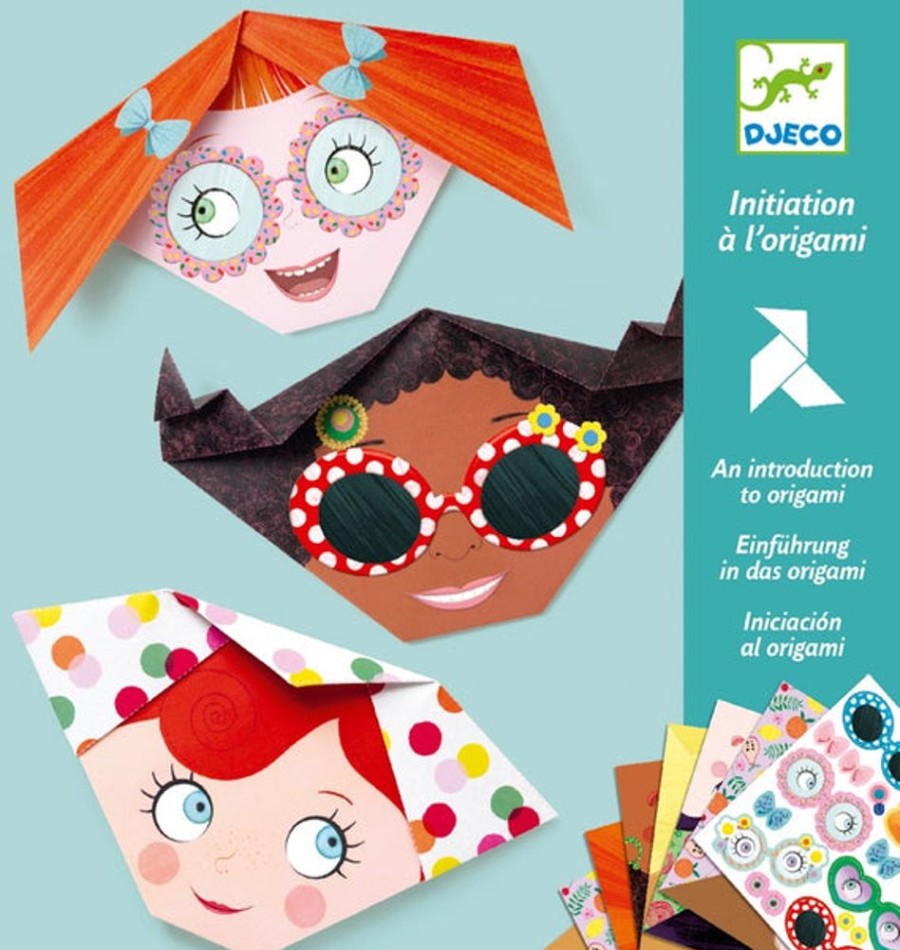 Kids & Babies Djeco | Djeco - Origami Pretty Faces