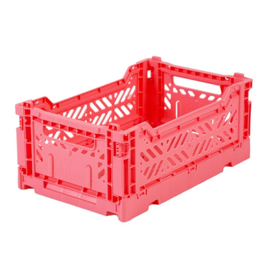 Home Decor NOAM | Ay Kasa - Foldable Crates Mini - Coral Pink