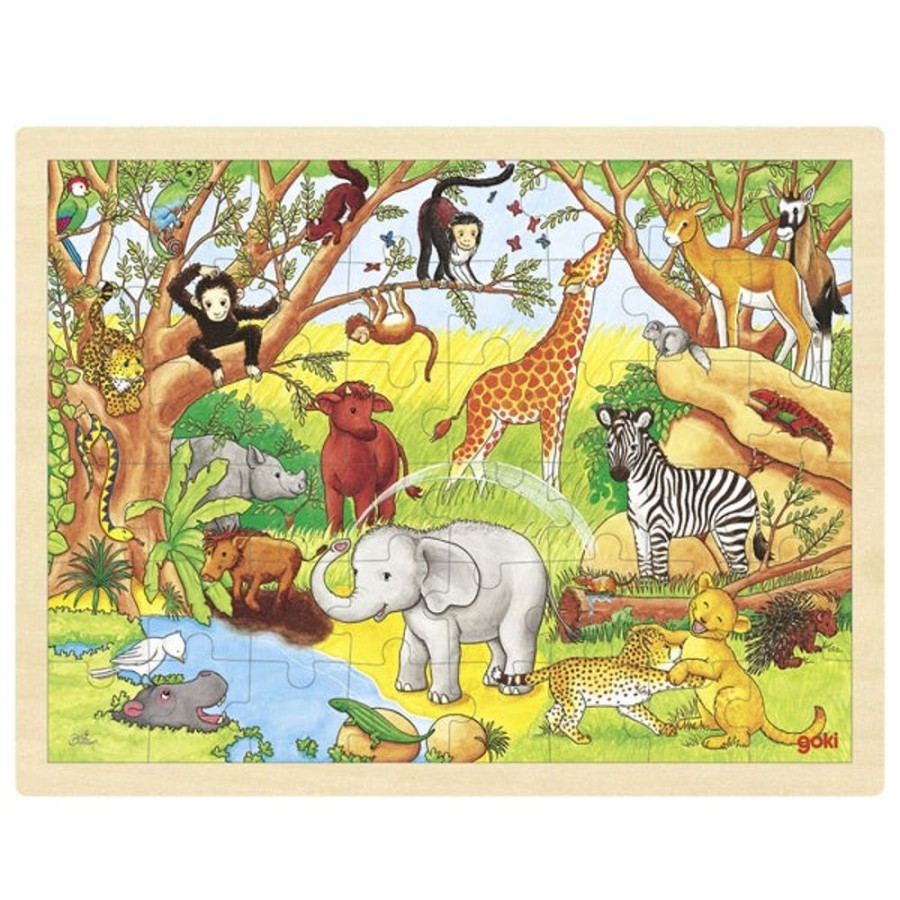 Kids & Babies GOKI | Goki - African Animals Puzzle