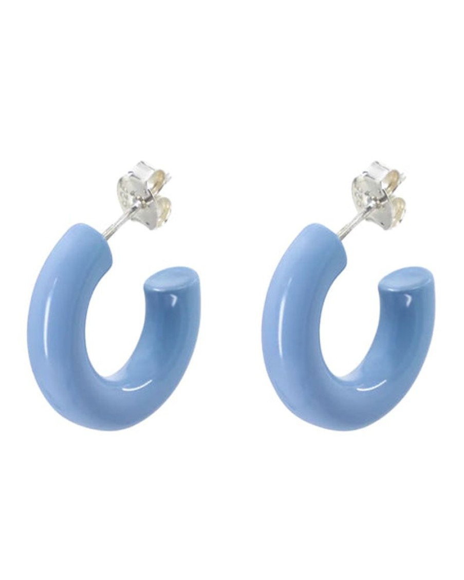 Jewellery Bianca Mavrick | Bianca Mavrick - Chroma Hoop Earrings - Powder Blue