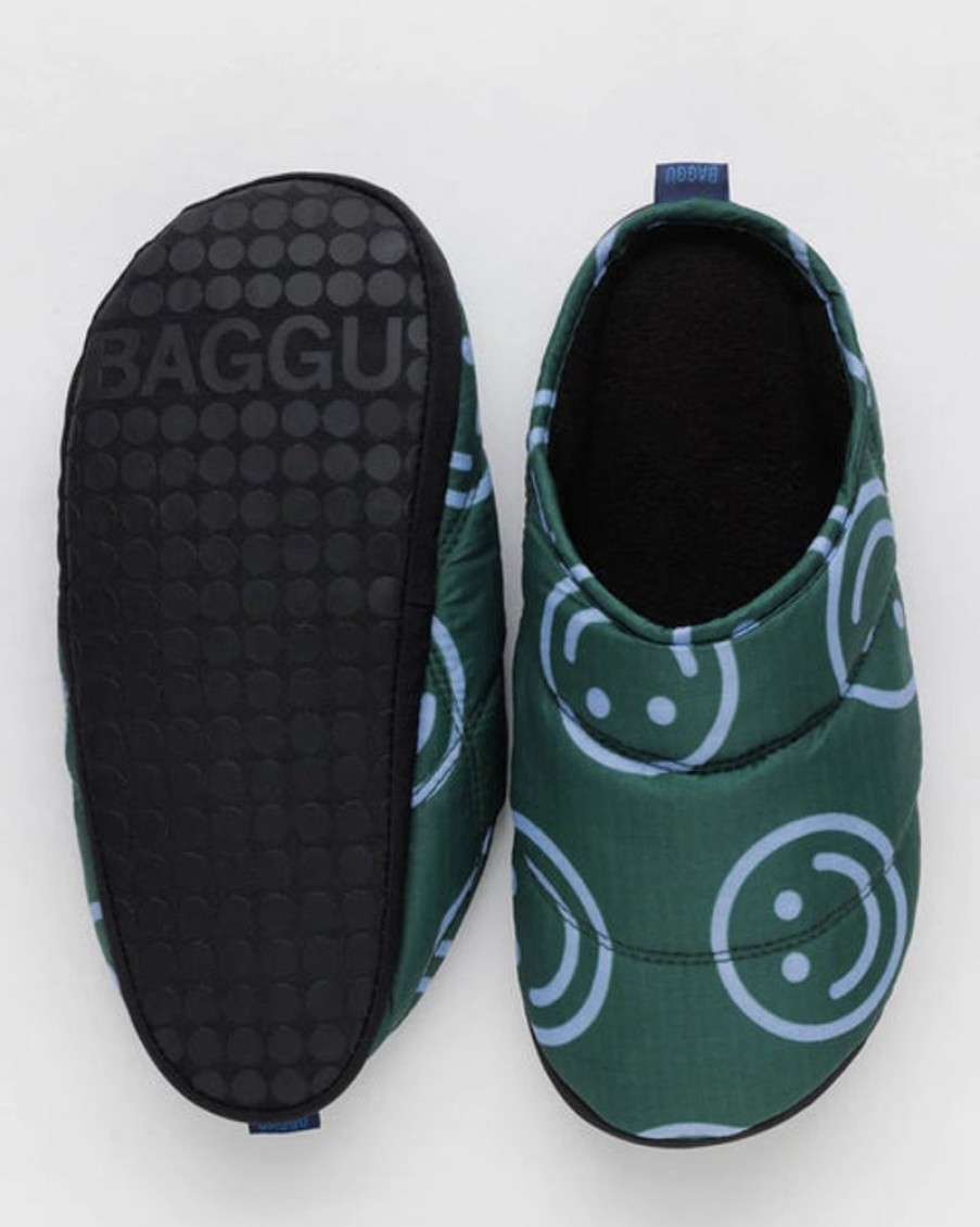 Accessories & Clothing Baggu | Baggu - Puffy Slipper - Forest Happy