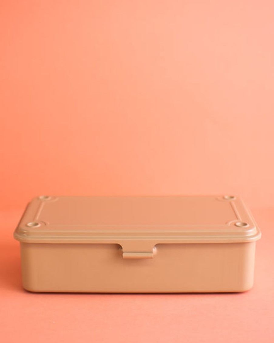 Home Decor Toyo | Toyo - Steel Stackable Toolbox - 19Cm - Beige