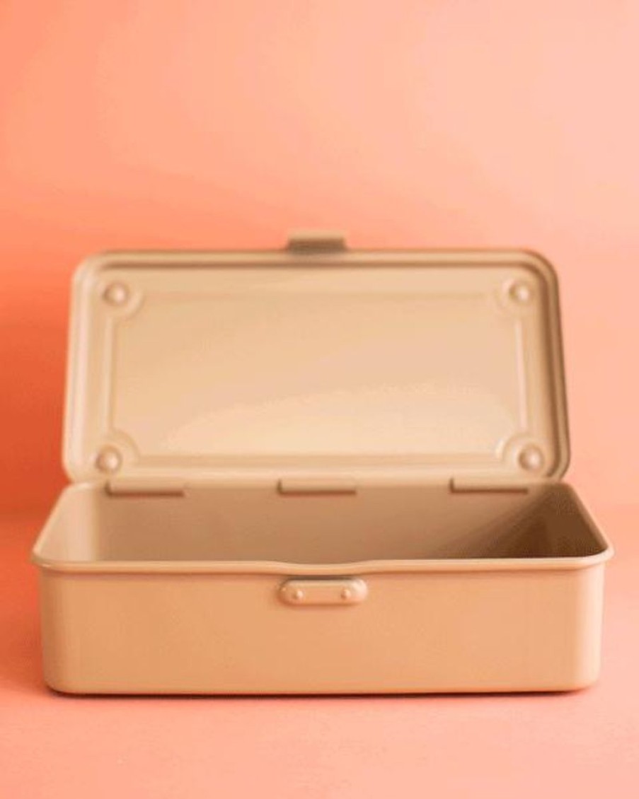 Home Decor Toyo | Toyo - Steel Stackable Toolbox - 19Cm - Beige