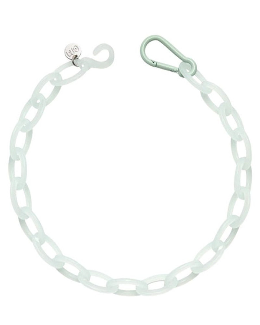 Jewellery Bianca Mavrick | Bianca Mavrick - Chain Link Necklace - Mint