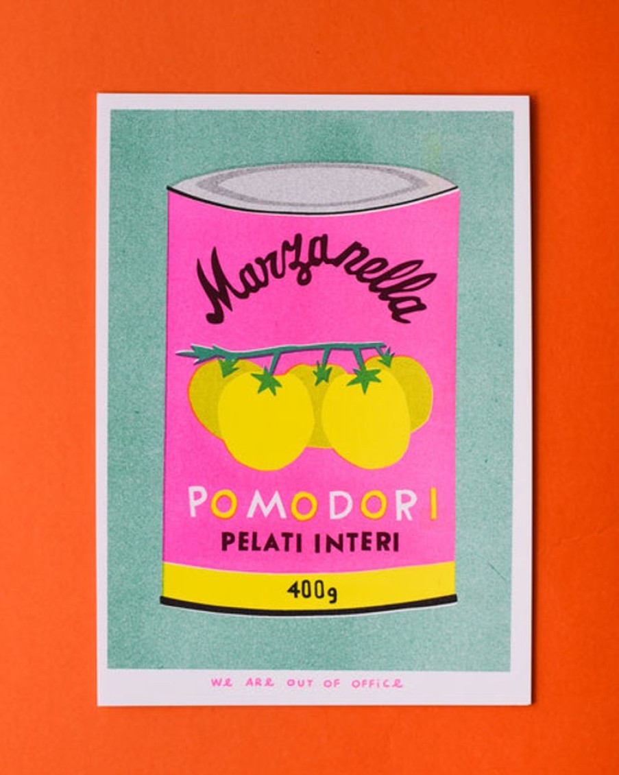 Home Decor we are out of office | We Are Out Of Office - Riso Print - A Can Of Pomodori