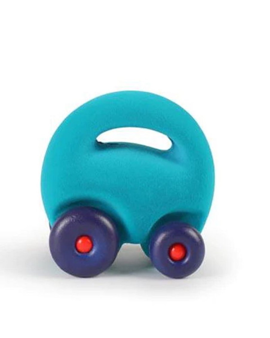 Kids & Babies Rubbabu | Rubbabu - Mascot Car -Turquoise Blue