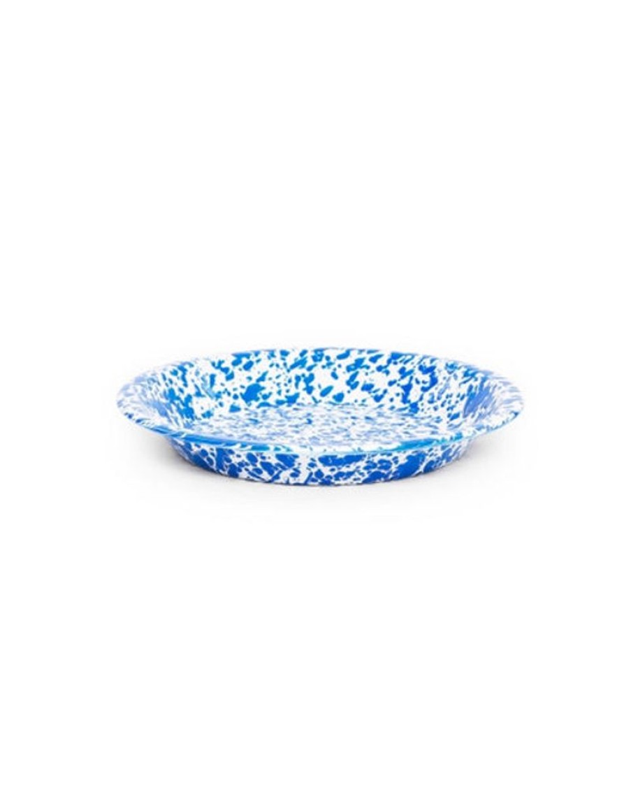 Tableware Crow Canyon | Crow Canyon - Splatter Pie Plate - Blue