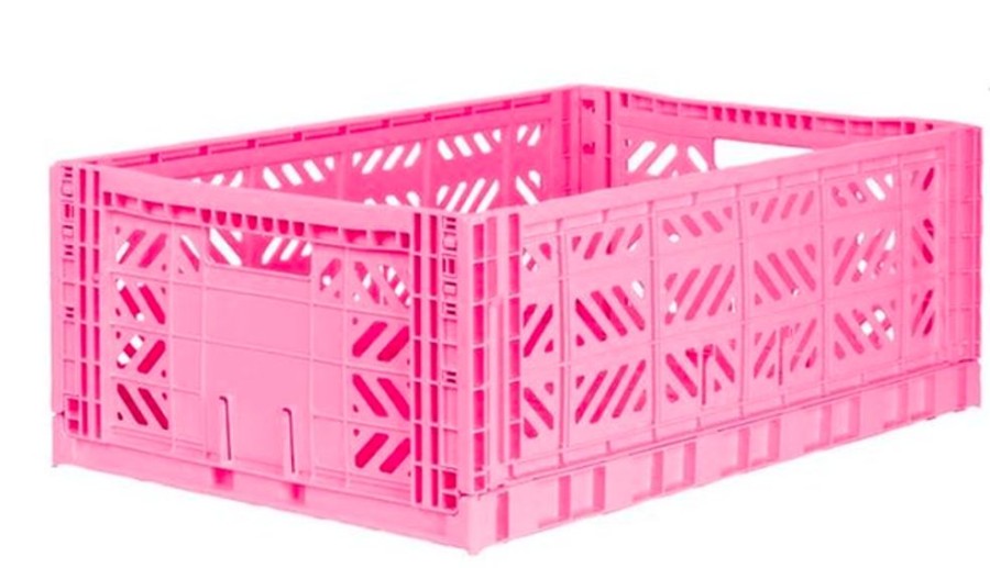 Kids & Babies NOAM | Ay-Kasa Foldable Crates - Maxi - Baby Pink *Pick Up Only*