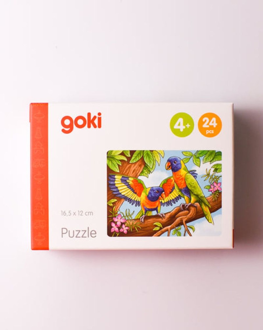 Kids & Babies GOKI | Goki - Mini Puzzle Australian Animals - Rosella