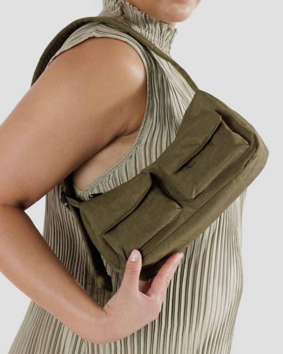 Accessories & Clothing Baggu | Baggu - Cargo Shoulder Bag - Seaweed