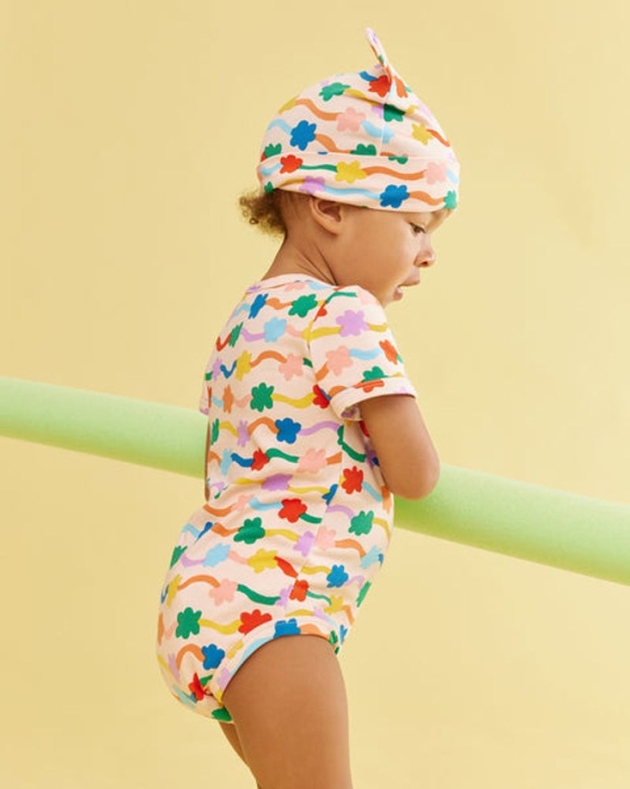 Kids & Babies Halcyon nights | Halcyon Nights - Flower Flow Lunar Baby Hat