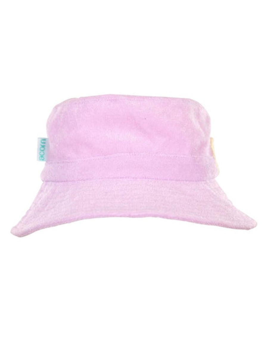 Kids & Babies Acorn kids | Acorn Kids - Lavender Terry Towelling Bucket Hat