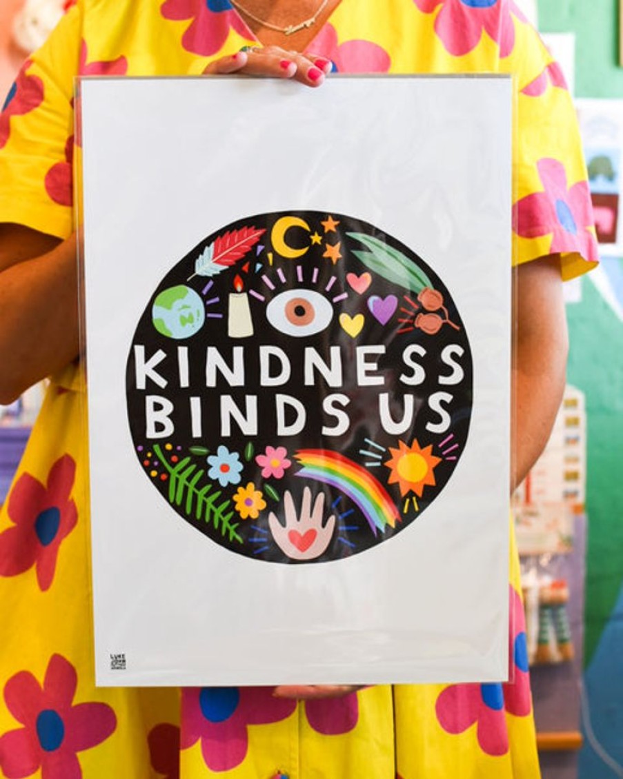 Kids & Babies Luke John Matthew Arnold | Kindness Binds Us - A3 Print - Luke John Matthew Arnold