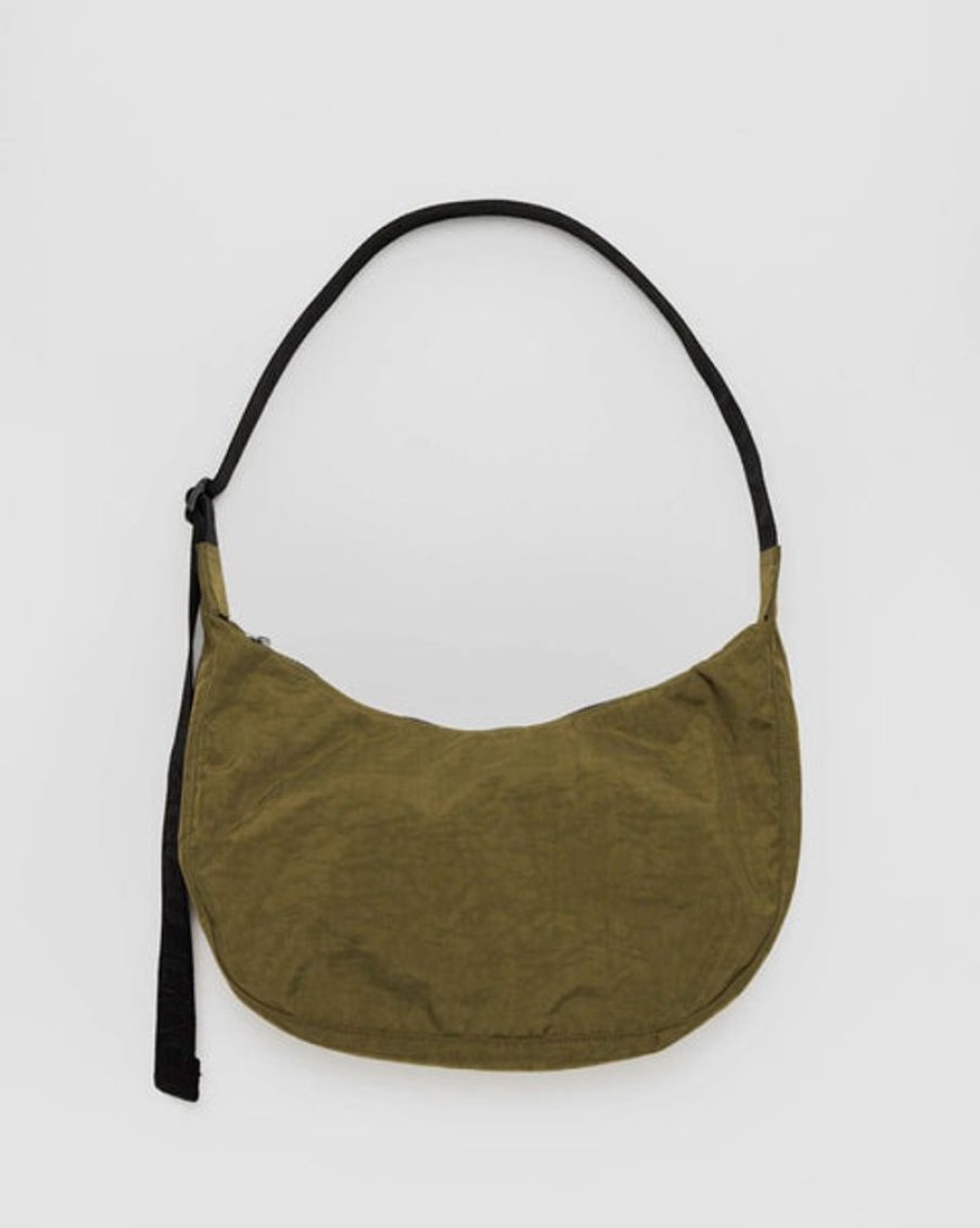 Accessories & Clothing Baggu | Baggu - Medium Nylon Crescent Bag - Seaweed