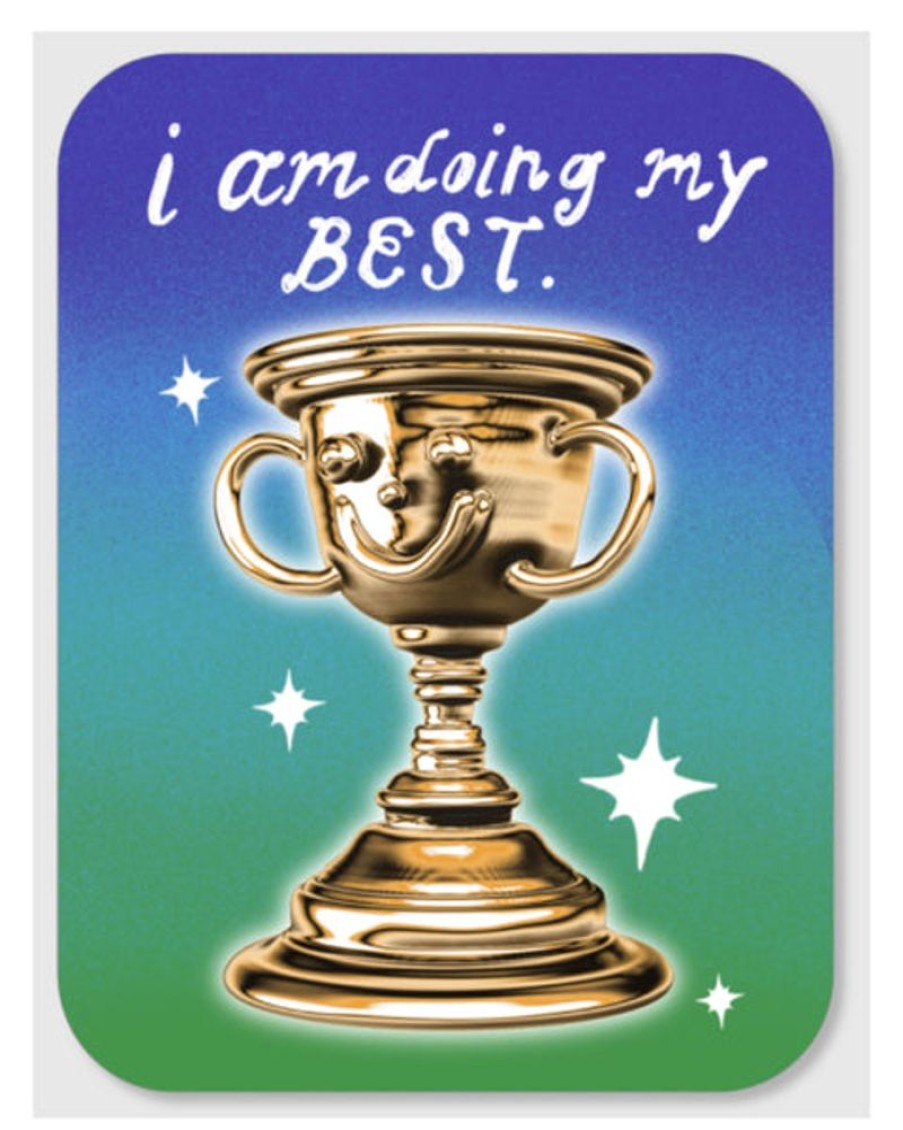 Stickers And Stationery Alex Luciano | Alex Luciano - I'M Doing My Best Trophy Vinyl Sticker