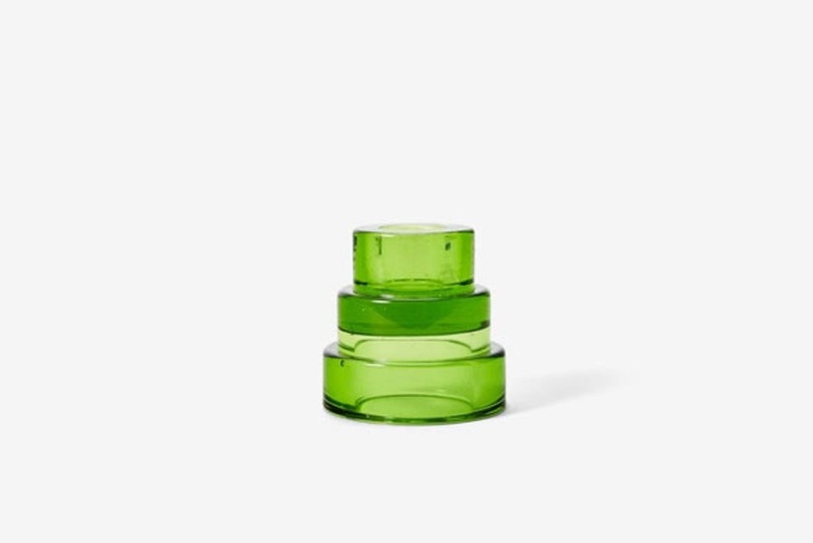 Home Decor Areaware | Areaware - Terrace Candle Holder - Green