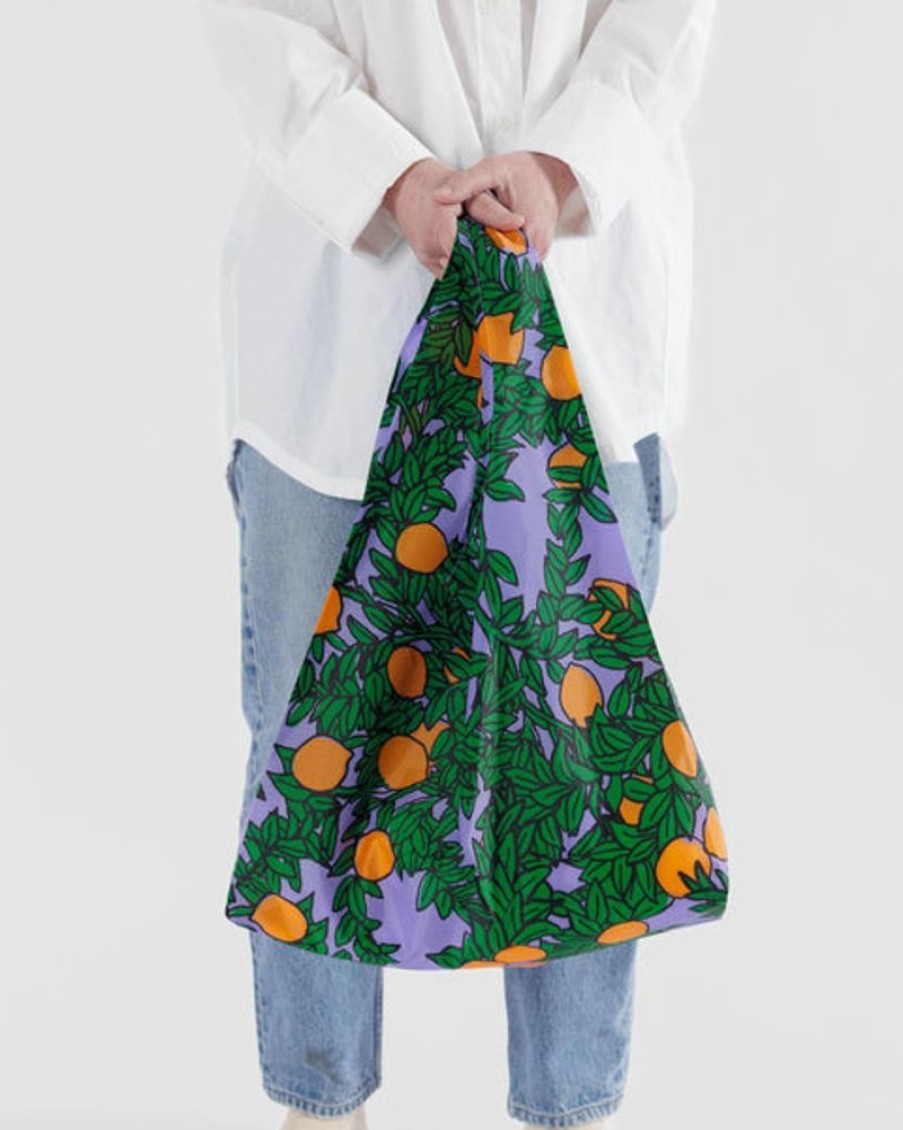 Accessories & Clothing Baggu | Baggu - Standard - Orange Tree Periwinkle