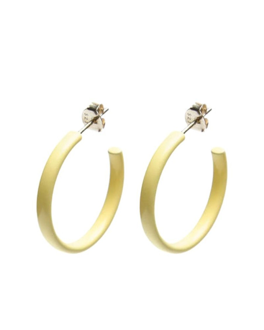 Jewellery Bianca Mavrick | Bianca Mavrick - Chromatic Hoop Earrings - Butter