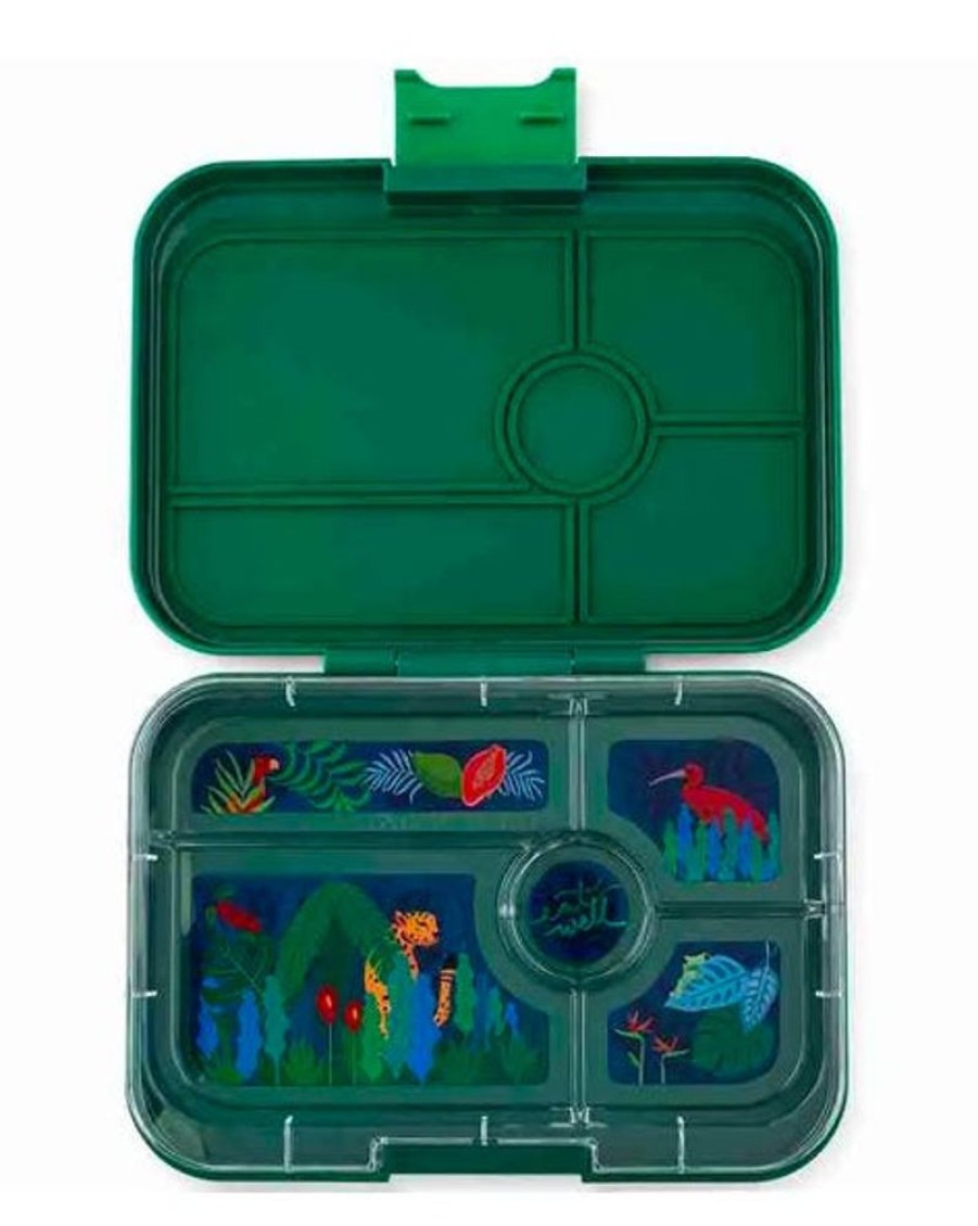 Kids & Babies Yumbox | Yumbox - Tapas Lunch Box 5 Compartment - Greenwich Green