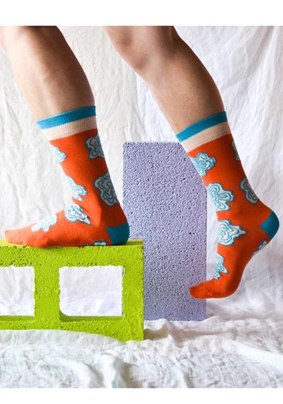 Accessories & Clothing Emily Green | Emily Green - Wobbly Flowers Socks