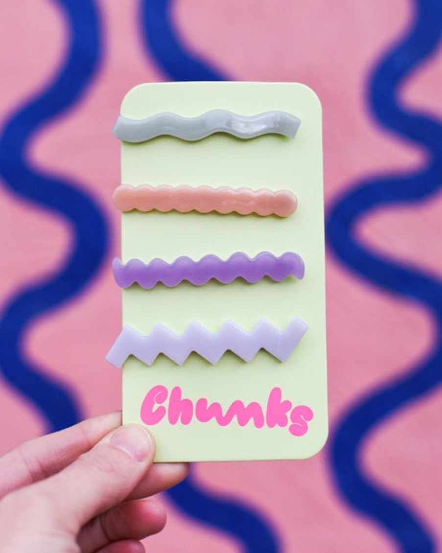 Accessories & Clothing Chunks | Chunks - Pastel Lines Slide Pack